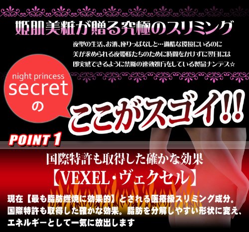ViVi・CanCam・PINKYの人気モデル達が大絶賛！ダイエットスリミングボディクリーム 『ナイトプリンセスシークレット』