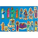 Beginner Bible Story of Ruth & Esther Flannelboard Figures - Pre-Cut