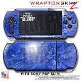 Sony PSP Slim Skin - Stardust Blue WraptorSkinz TM Kit by TuneTattooz TM