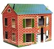 Classic Victorian Cardboard Dollhouse, imported from France.