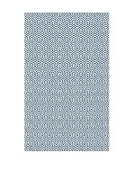 Huella deco Alfombra de Vinilo (Azul)