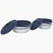 CorningWare Corelle Coordinates 4-Piece Cafe Blue Casserole Bake and Serve Set, Cafe Blue