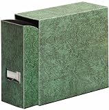 Globe-Weis Fiberboard Document Storage Case, Letter Size, Green