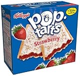 Kellogg's Pop-Tarts Frosted Strawberry, 12-Count Boxes (Pack of 12)