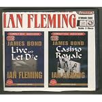 Two James Bond Thrillers by Ian Fleming: Live & Let Die and Casino Royale book cover