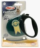 Pet Supplies : Flexi Comfort Grip Leash 1 (SMALL), Color: GRANITE GRAY