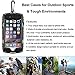 iPhone 6 Case: LongRise Slim Defender iPhone 6s Hybrid Rubber Silicone+PC Running Case with Touch ID and Hook for iPhone 6 6S 4.7 inch (Black+Army Green)
