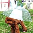 Lesypet Pet Umbrella Dog Umbrellar With Leash, Fits 23" Back Length