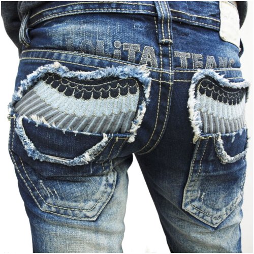 ANGEL WING 美脚 美尻 BOOTS CUT 【LOLITA】JEANS デニム レディース