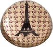 Eiffel Tower 3.75" Glass Domed Tree Paperweight