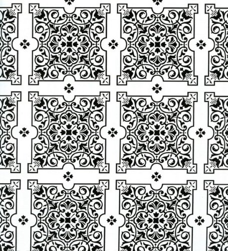 Julien Black White Contact Paper