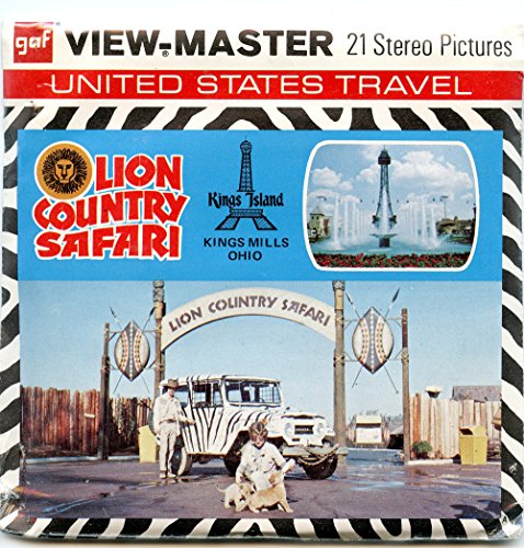 Classic ViewMaster- Lion Country Safari-Ohio 1970s - ViewMaster Reels 3D- unsold store Stock- Never opened