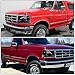 Ford F-150 Bronco Replacement Headlight Lamp Assembly (Black Housing) - 5 Gen