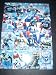 Tennessee Titans NFL Giveaway Coca Cola 2007 Team Uncut Sheet Kroger Featuring Kevin Mawae, Jeff Fischer, Vince Young, Lendale White, Kyle Venden Bosch, Bulluck, Hope, Thorton, Bosch, Finnegan, Hall, Jones, Griffin, and T-rac Titans Mascot
