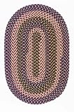 2' x 10' Oval Runner Brook Farm Burgundy by Colonial Mills Brook Farm Collection BF92