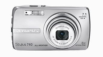 Olympus Stylus 740 7.1MP Digital Camera with Digital Image Stabilized 5x Optical Zoom (Silver)