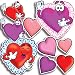 Scholastic TF3264 Valentines and Hearts Accent Punch-Outs