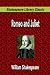 Romeo and Juliet (Shakespeare Library Classic)