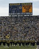 Michigan Wolverines Scoreboard Memories Customized 11x14 Black Framed Photograph