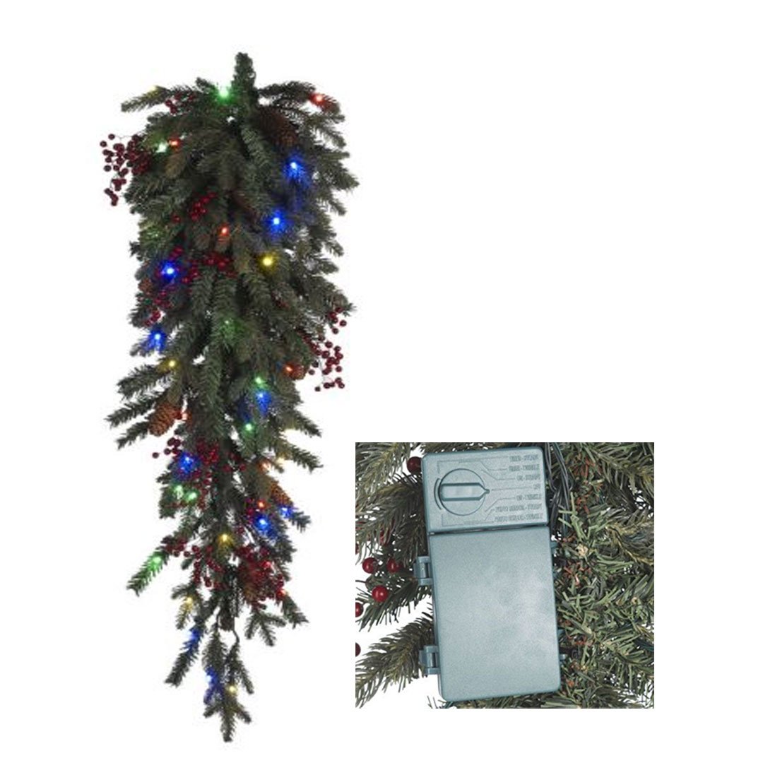 Купить 24 Inch Long Battery Operated LED Noble Fir Pine Christmas