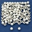 Sterling Silver Seamless Round Beads 2mm (100)