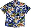Hawaii Islands Map Hawaiian Aloha Shirt