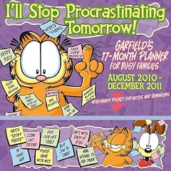 Garfield: I'll Stop Procrastinating Tomorrow 2011 Wall Calendar Planner (Calendar)