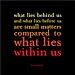 What Lies Within Us - Emerson Color Magnet