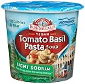 Dr. McDougall's Right Foods Vegan Tomato Basil Pasta Soup, Light Sodium, 1.3-Ounce Cups (Pack of 6)