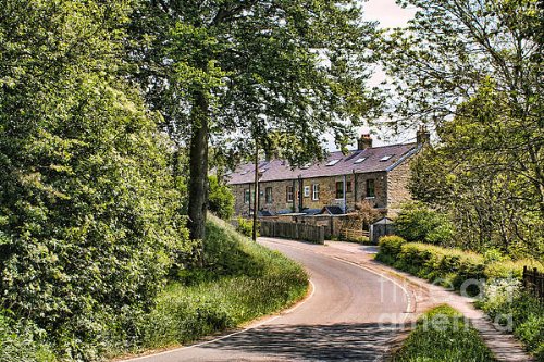 English Country Cottages Canvas Print / Canvas Art - Artist Beth Edwards