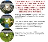 The Guru's How To Earn Extra Money, Marketing and Inner Game for Pop-Rivets Web Biz 3 CD Course