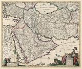 Antique Map of the Middle East (ca 1666) by Frederik de Wit (Archival Print - 19