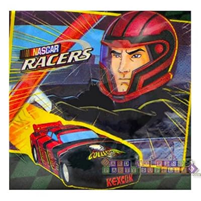 NASCAR Racers 16 ct 3 Ply Napkins 25 X 25cms