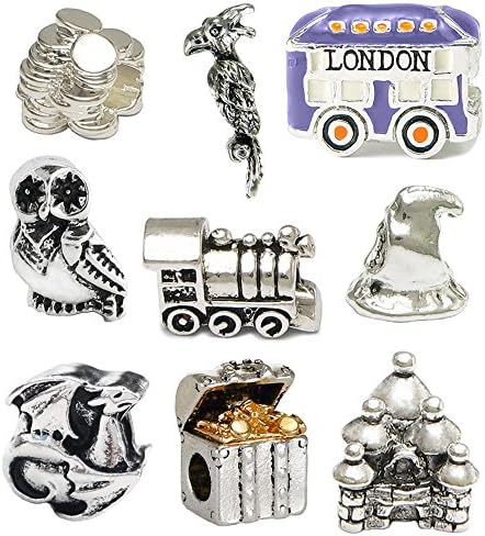 Harry Potter Inspired Nine Charm Set - Major Brand Bracelet Compatible - Limited Edition Charm Set