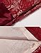 Meaneor Ladies Scoop Neck Cap Sleeve Casual Pullover Lace Skater Dress (Burgady/S)