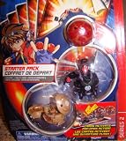 Bakugan Battle Brawlers Starter Pack ~ Series 2 ~ Red Mystery Marble, Black Siege, Tan Gorem