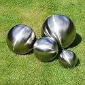 Stainless Steel Brushed Finished Garden Sphere 30cm