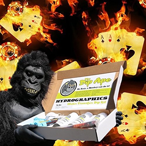 Hydrographic Film Dip Ape Flaming Aces Hydrographic Water Transfer Hydro Dip Dipping Kit