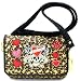 Ed Hardy Dakota Black & Brown Leopard Print Crossbody Messenger Bag