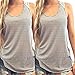 Creazy Custom High Quality Women Summer Lace Vest Top Short Sleeve Blouse Casual Tank Tops T-Shirt (XL)
