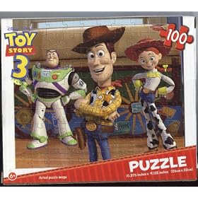 Toy Story 3 Puzzle 100 Pieces - Woody & Gang
