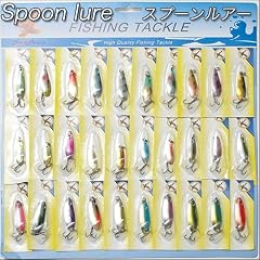 ルアー スプーン 30個セット トラウト/ニジマス/バス