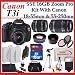 Canon EOS Rebel T3i SLR Digital Camera Kit with Canon 18-55mm IS Lens + Canon 55-250mm IS Lens + Huge Accessories Package Including Wide Angle Macro Lens + 2x Telephoto Lens + 3 Pc Filter KIT + 16gb Sdhc Memory Card & Much More!!