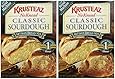 Krusteaz No Knead Artisan Bread Mix: Classic Sourdough (Pack of 2) 14 oz Boxes
