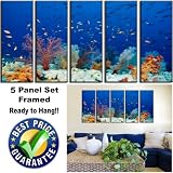 Coral Fish Sea Picture HUGE Canvas Print READY 2 HANG!! 60 x 32