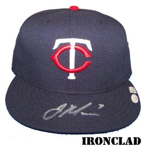 Joe Mauer Autographed Home Minnesota Twins Cap w/ 