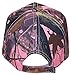 Y&W Headgear Tree Camouflage Adjustable Hook and Loop Hat (One Size) - Pink Camo