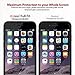 iCarez Tempered Glass for iPhone 6 6S Easy Install (Full Coverage) (1-Pack,0.33mm White)