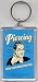 Retro Spoofs - Piercing Wholesome Fun - Acrylic Keychain Image
