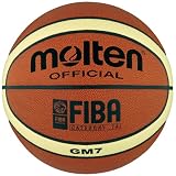 Molten Basketball BGM7, ORANGE/CREME, 7